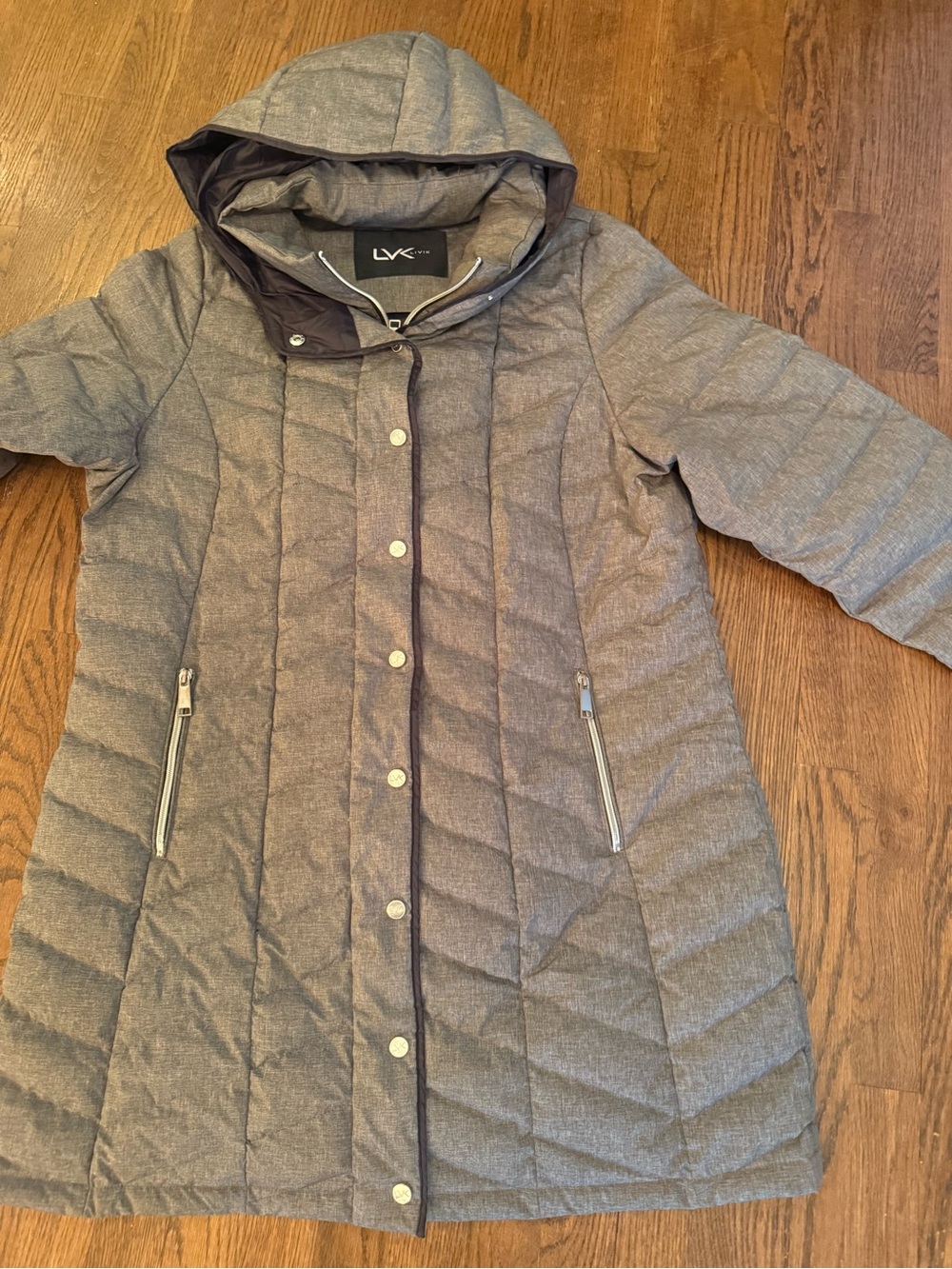 Quilted Puffer Jacket - 1X